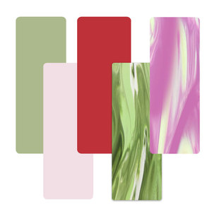 รองเท้า Miska PU011 ไซส์ใหญ่พิเศษ พร้อมสีและโลโก้แบบกำหนดเอง กันลื่น สีเขียว/ชมพู/แดง PU011 N - Product Image 1