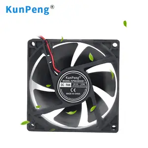 KP 8025 80x80x25mm 환기 팬 80mm 플라스틱 케이스 12V 24V 48V 브러시리스 DC 모터 축 방향 흐름 냉각 팬