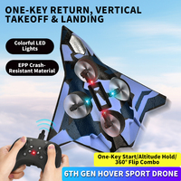 Nouveaux avions télécommandés en mousse bon marché 2.4G RC Stunt Drone Avion résistant aux chutes à 360 degrés Avion jouet extérieur avec enfants légers