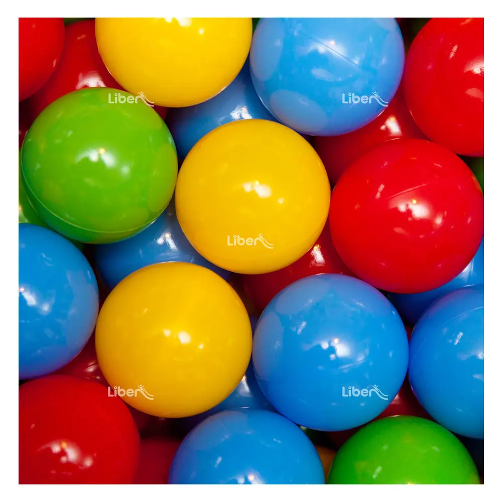 8cm Diameter Indoor Outdoor Play Colorful Small Plastic Toy Balls for Kids Ball Pit Playgrounds