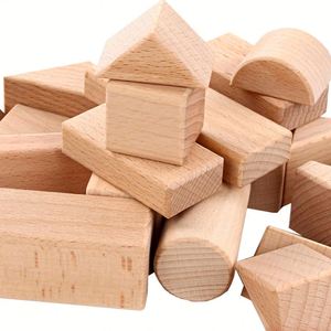 Jeu de construction empilable créatif DIY 22 pièces, puzzle pour enfants, jeu de table, jouets éducatifs en bois pour enfants - Product Image 3
