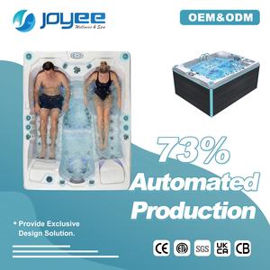 JOYEE Spa de jardin personnalisé pour 2 à 5 personnes, OEM Chine, hôtel, villa, jacuzzi extérieur de luxe Balboa, ABS multi-jacuzzi, bain à remous - Product Image 4