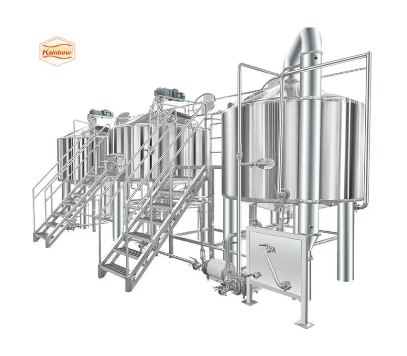 Equipamento industrial de destilação de álcool grande equipamento de cervejaria 5000L