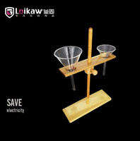 Loikaw Offre Spéciale Verrerie de laboratoire Entonnoir de séparation en forme de poire avec piston en PTFE Entonnoir de séparation en verre transparent