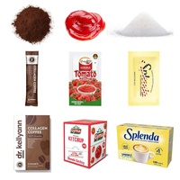 Ligne de production automatique de sauce tomate à grande vitesse à 10 voies, emballage de sachets de pâte liquide à scellage 4 côtés avec machine d'encartonage