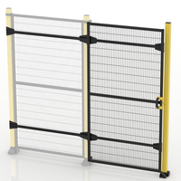 Valla de Protección para Máquinas BRIO, Seguridad y Protección para Líneas de Producción en Talleres, Valla Metálica con Puerta Corredera y Abatible