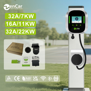 Station de recharge <span class=keywords><strong>pour</strong></span> véhicules <span class=keywords><strong>électrique</strong></span>s ZenCar AC 16A 32A, 7kW 11kW 22kW, chargeur mural intelligent <span class=keywords><strong>pour</strong></span> <span class=keywords><strong>voiture</strong></span> <span class=keywords><strong>électrique</strong></span> avec <span class=keywords><strong>prise</strong></span> IEC62196 Type 2 - Product Image 2