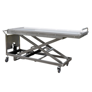 हाइड्रोलिक लिफ्टिंग मोर्चरी ट्रॉली - Product Image 6