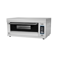 Horno de Panadería Profesional Eléctrico de 9 Bandejas con Vapor para Hornear Pan de Levadura y Baguettes
