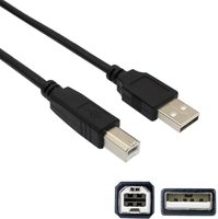 Cable de escáner de impresora USB 2,0 tipo A macho a B macho para Canon Pixma