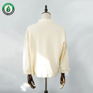 Ropa de dormir de primavera y verano de algodón orgánico 100% de marca privada para mujer, pijamas de 2 piezas de lujo personalizados de alta calidad - Product Image 2