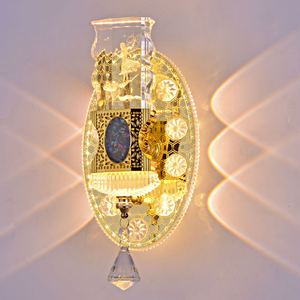 Hiện đại LED Acrylic tường ánh sáng 3 màu sắc thay đổi giá rẻ giá <span class=keywords><strong>Bracket</strong></span> tường đèn trang trí PC đèn cơ thể (B5171-1W) - Product Image 5