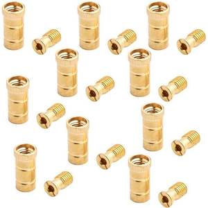 Anclaje de latón Swimcare para cubierta de piscina, 9/16 pulgadas de diámetro, 1.63 pulgadas de longitud, para instalación en terrazas de adoquines de hormigón, estilo industrial - Product Image 4