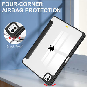 Étui pour iPad Pro 11 2024 avec porte-crayons, étui transparent pour tablette en cuir PU pour iPad Pro 11 pouces 5e génération - Product Image 6