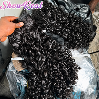 Lots de Cheveux Humains en Gros, Cheveux Brésiliens Double Drawn Pixie, 100% Cheveux Humains Vierges # Couleur piano, sans perte de poils, sans nœuds