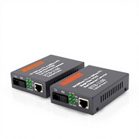 Convertidor de Medios de Fibra Óptica YOFC con Certificación CE RoHS, 10/100M, Monomodo, 25KM, RJ45 SC, Transceptor Óptico, 1 Año de Garantía para Telecomunicaciones