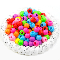 Grandes perles colorées en silicone 12mm pour extensions de cheveux, perruque souple, tresse sale, accessoires de coiffure