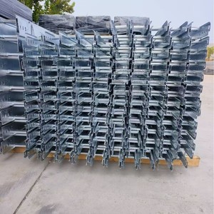 Plateau de système d'alimentation par câble de <span class=keywords><strong>grand</strong></span> diamètre 200mm * 100mm * 1.5mm Chemin de câbles d'échelle galvanisé - Product Image 4