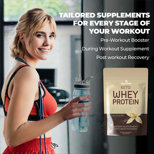 Aeglewell Marque Privée Keto Whey Mélange de Protéines de Lactosérum Naturelles Poudre de Protéines de Lactosérum en Emballage en Sac Fournit de l'Énergie - Product Image 6