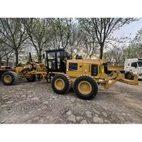 Niveleuse à moteur SEM922F 180 CV pour travaux routiers avec ripper et système de contrôle de nivellement GPS