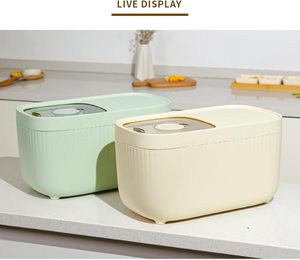 Dispensador De Granos Y Cereales Cereal Food Cereals Rice Bucket Box Grain <b>Container</b> Dispenser Kitchen Storage <b>Containers</b> - Product Image 4