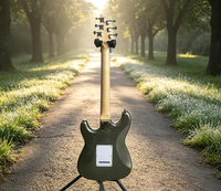 Geake ST 110 Green Electric Guitar Mahogany Body Maple Neck Rosewood Fretboard 6 Strings Glossy Finish S-S-S High Quality