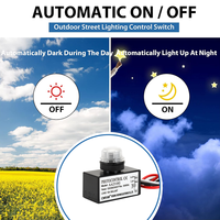 Interrupteur photoélectrique électronique CNRIYA avec contrôle de charge 6A/10A, tension 105-305V, indice de protection IP66/IP65/IP54, temporisation 5S/10S pour le contrôle de l'éclairage LED