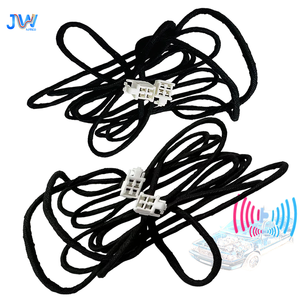 Özel 4 Pinli Araç Ses Sistemi Uzatma Kablosu PVC İzolasyonlu Polyester Kumaş Kılıflı Otomotiv Stereo Yükseltmesi İçin - Product Image 1