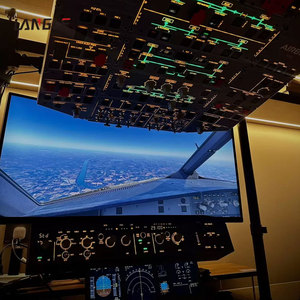 Simulador de Vuelo de Tamaño Completo con Panel Superior Compatible con <span class=keywords><strong>Flight</strong></span> <span class=keywords><strong>Simulator</strong></span> 2020/<span class=keywords><strong>2024</strong></span> y Módulo de Conducción X-Plane 12 - Product Image 4