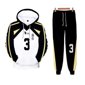 Gerenal Basic Anime Hoodie and Jogge Set Wholesale Tracksuit Set Dropshipping Unisex Two Piece Set Training - Product Image 2