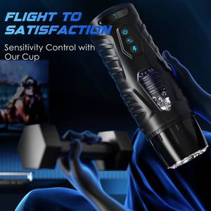 SCHWARZER RITTER Automatischer Schub Rotierender männlicher Mastur bator Sex maschine Adult Toys Hands Free <span class=keywords><strong>Masturbation</strong></span> Device für Männer <span class=keywords><strong>Penis</strong></span> - Product Image 4