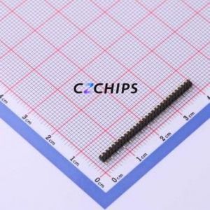 X1311WVS-30J-C18D42R2 Pin Header SMD,P=1.27mm Connector ( Pin Structure: 1x30P )( Pitch: 1.27mm )( Row Spacing: 1.27mm ) - Product Image 1