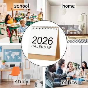 Calendario da Scrivania in Stile Vintage con <span class=keywords><strong>Tipografia</strong></span> Classica e Supporto in Carta Rustica per un Tocco di Fascino - Product Image 6