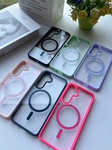 Coque de téléphone magnétique mate au toucher doux pour iPhone 17 16 15 14 13 12 11 Pro Max Plus 17 Air Ultra - Product Image 2