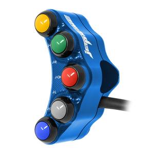 Interrupteur de guidon gauche pour Aprilia Tuono V4/RR/RF 2017/2020 (bleu) - Product Image 2