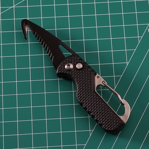 Outil de survie multifonctionnel pour l'extérieur Couteau de déballage express transfrontalier en <span class=keywords><strong>acier</strong></span> inoxydable Crochet d'ouverture de boîte pliable - Product Image 6