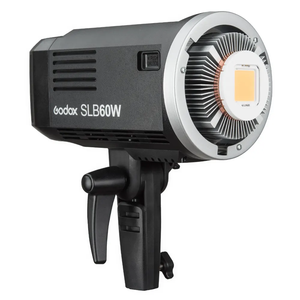Godox Slb60w 60w 5600k White Version Hand Held Type Outdoors Portable Continuous Led Using Lithium Battery (bowens Mount)