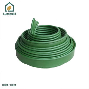 ขอบสนามหญ้าพีวีซีสีเขียวทนทานต่อสภาพอากาศ Sunsbuild ขนาด 30 มม. แบบม้วน พร้อมลูกปัดด้านบนทรงกลม สำหรับกั้นสนามหญ้าและทางเดินในสวน - Product Image 1