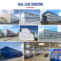 SH Acheter Villa Extensible de 40 Pieds Mini Maison Préfabriquée en Acier Bon Marché Prête à l'Emploi Kits de Bureau Conteneur Mobile Modulaire Pliable
