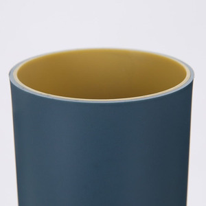 Vaso minimalista para cepillos de dientes, plástico grueso de dos tonos, 301-400ml, color sólido, para uso doméstico en el baño, para parejas - Product Image 4
