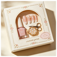Boîte en carton blanc sur mesure pour ensemble de rouge à lèvres et crayon à lèvres, emballage cosmétique imprimé sur mesure