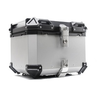 Top Case Moto à Déverrouillage Rapide, Boîtes Arrière Étanches 28L/36L/45L/55L/65L, Coffre en Aluminium pour Moto, Boîte Arrière