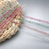 100 pièces de bâtonnets réutilisables à paillettes de cristal, outil de nail art double extrémité, repousse-cuticules et dissolvant, baguette de manucure pour points acryliques et diamants