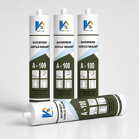 Scellant silicone acétique de qualité supérieure, séchage rapide, imperméable, adhésif à séchage rapide pour la construction automobile, les fenêtres et les portes en verre