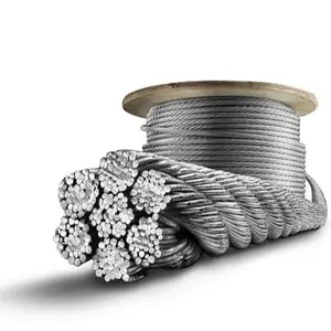 Cable and Wire Rope 3/8 inch 9.525 mm Cords Stainless steel/ carbon steel Ropes & Wires