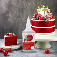 Colorant alimentaire liquide en bouteille ovale de 140 g, colorant alimentaire comestible pour la décoration de gâteaux, la pâtisserie, la glaçage et la crème