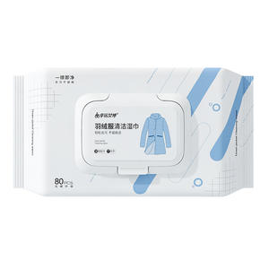 Lingettes nettoyantes pour doudounes Lucky Goddess, 80 pièces, formule sans rinçage pour l'entretien des vêtements - Product Image 1