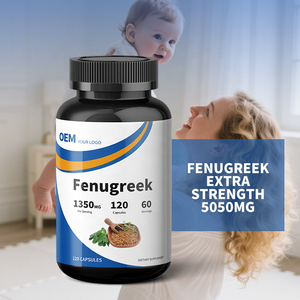 OEM Private Label Organic Vegan Fenugreek Capsules Fenugreek Extract Capsule Support Beneficial for <b>Menopause</b> Fenugreek Support - Product Image 3