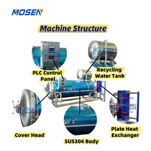 <span class=keywords><strong>Autoclave</strong></span> Industriale Personalizzabile per Sterilizzazione ad Alta Pressione di Bottiglie di Vetro e Alimenti - Product Image 2