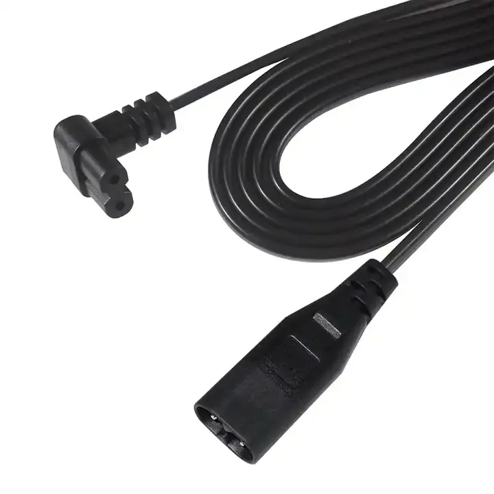 110-V-Netzkabel IEC 320 C8 bis C7-PC-Netzkabel Stecker-Buchse-Verlängerung kabel für hoch auflösendes Fernsehgerät oder LED-Monitor